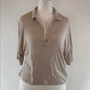 MAJESTIC FILATURES Soft Touch Polo Top, 10